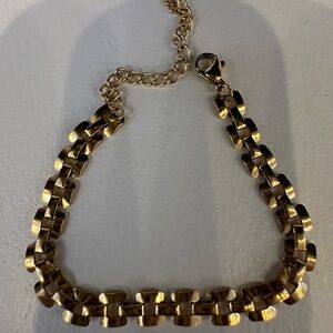 Dainty Gold Link Bracelet
